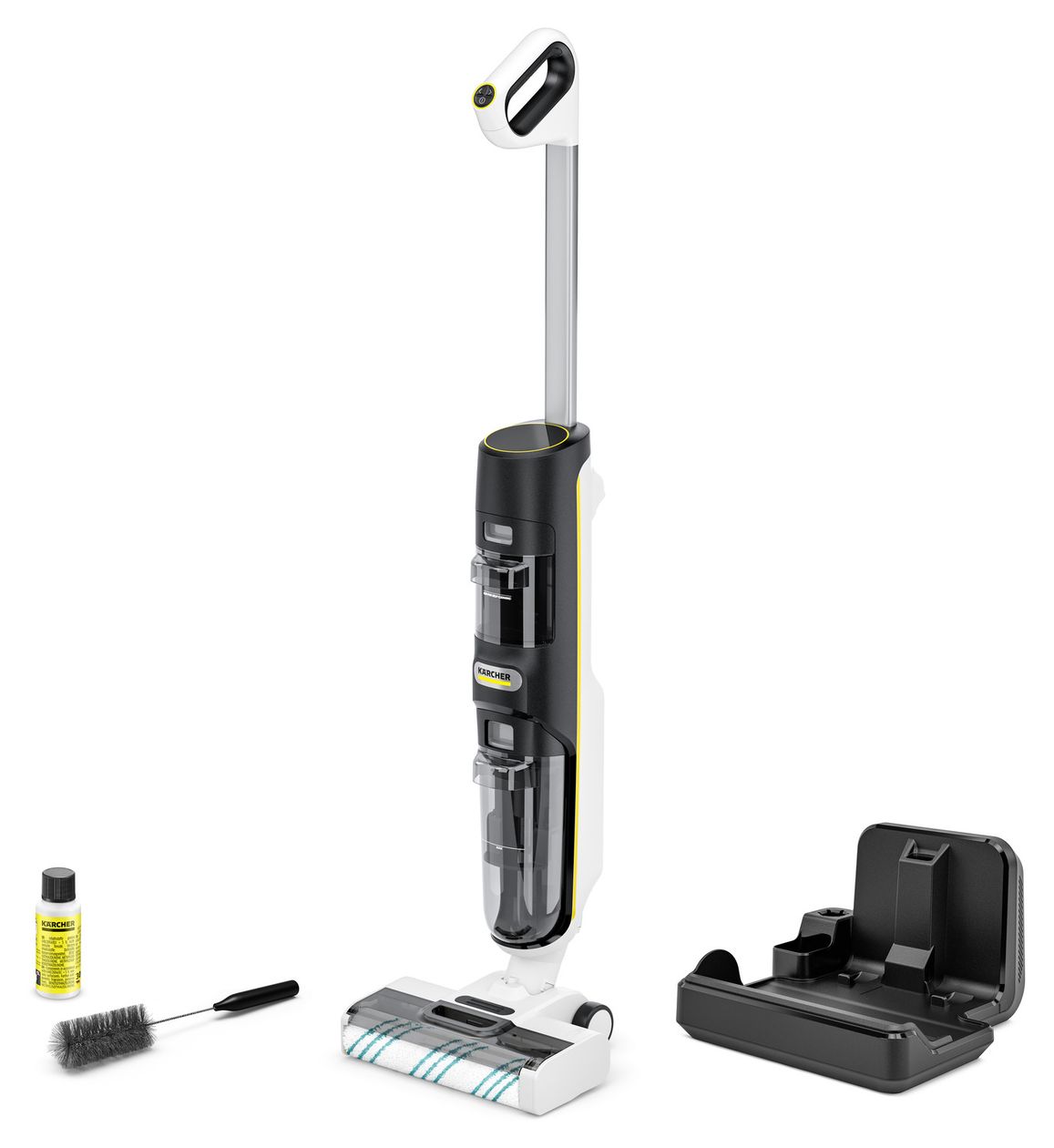 FCV4 Dry Pet & Home Handstaubsauger Beutellos bis 45 min Laufzeit 18 V  (Schwarz) 