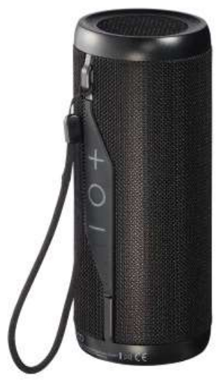 21EX Bluetooth Lautsprecher Regensicher, Spritzwassergeschützt IPX5 (Schwarz) 