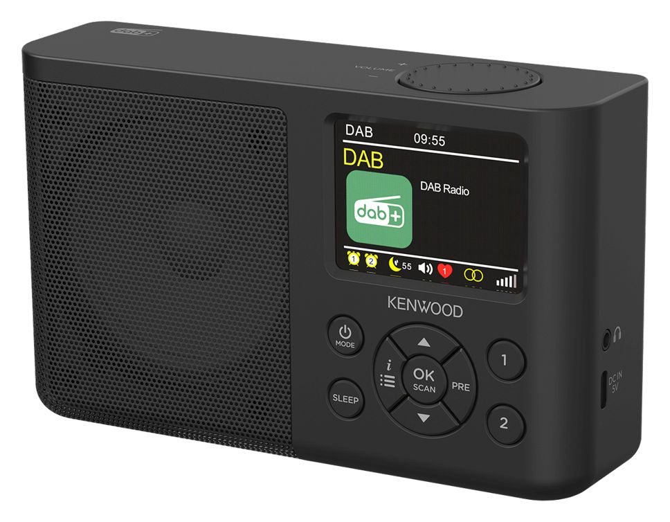CR-M33DAB Bluetooth DAB, DAB+, FM Radio Tragbar  (Schwarz) 