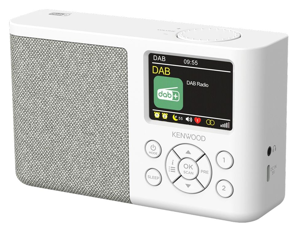 CR-M33DAB Bluetooth DAB, DAB+, FM Radio Tragbar  (Weiß) 