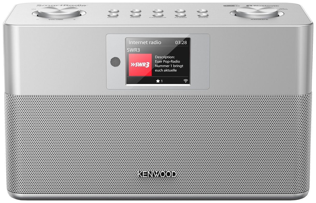 CR-ST100S-S Bluetooth DAB+, FM Radio (Silber) 