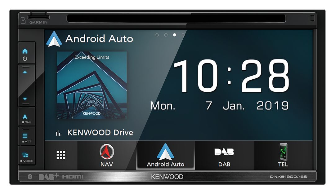 DNX5190DSE3 17,1 cm (6.75 Zoll) Navigationsgerät 16 GB Nordeuropa, Südeuropa 