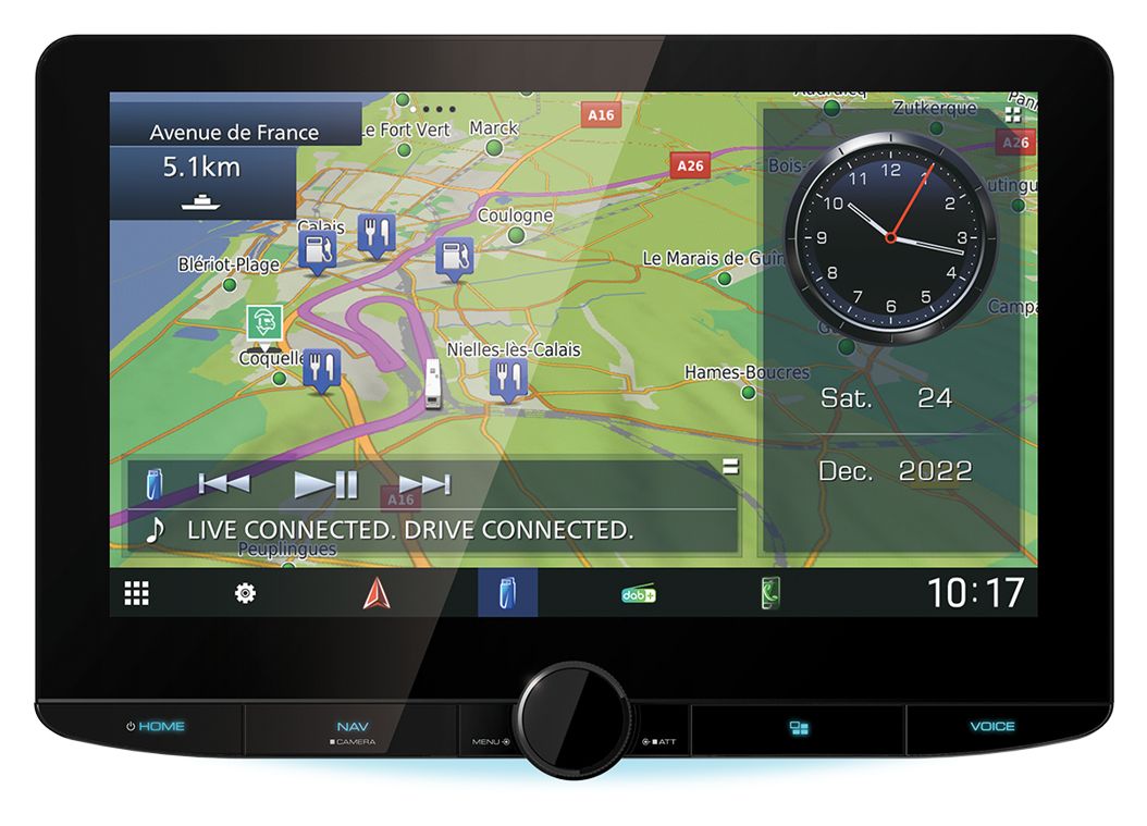 DNR992RVS 25,6 cm (10.1 Zoll) Navigationsgerät 2000 GB Ganz Europa 