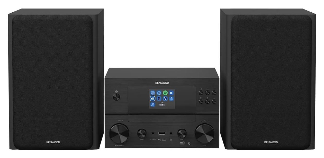 M-9100S Home-Audio-Minisystem DAB+, FM, DAB 60 W Bluetooth  (Schwarz) 