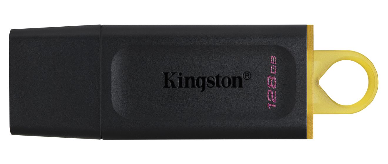 DataTraveler Exodia USB Typ-A Stick 128 GB  (Schwarz, Gelb) 