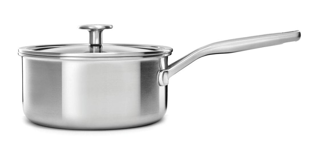 Saucepan 20 cm Rund Edelstahl beschichtet 