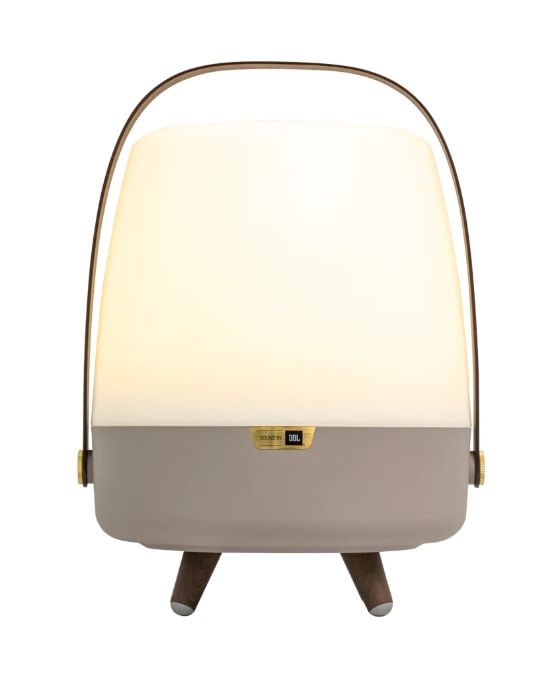 Lite-up Play 2.0 10 W Bluetooth Lautsprecher Laufzeit bis 11 h  (Beige, Weiß, Holz) 