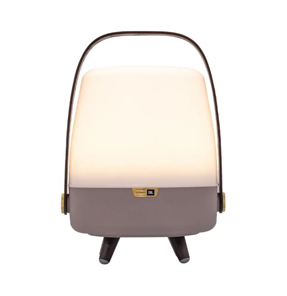 Lite-up Play Mini 8 W Bluetooth Lautsprecher Laufzeit bis 11 h  (Beige, Weiß, Holz) 