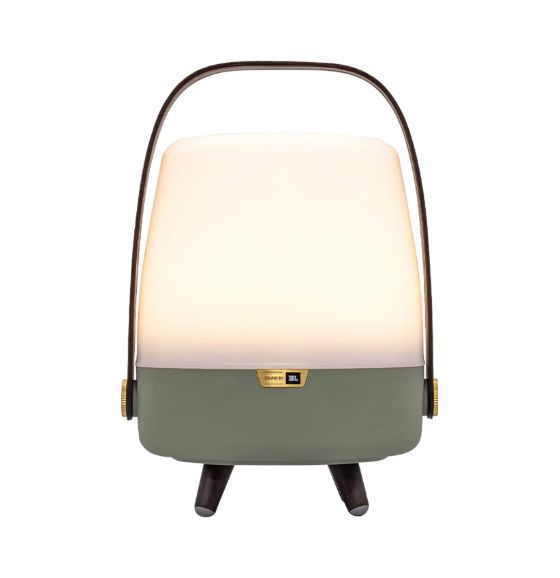 Lite-up Play Mini 8 W Bluetooth Lautsprecher Laufzeit bis 11 h  (Grün, Weiß, Holz) 