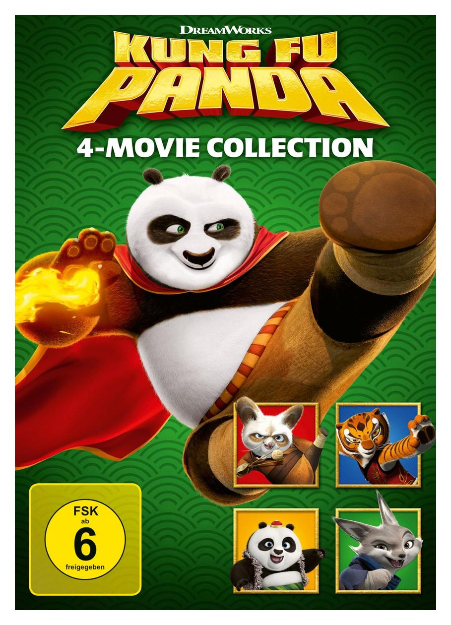 Kung Fu Panda - 1-4 Collection (DVD) 