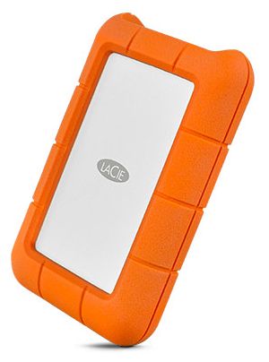 Rugged USB-C 1 TB externe Festplatte 2.5 Zoll (Orange, Silber) 