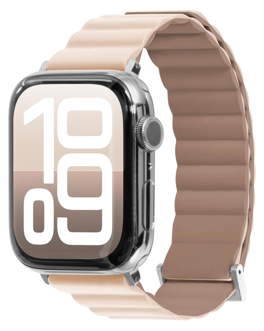 Novi Sport Armband Watch Series 4-10/Watch SE/Watch Ultra 40/41/42 mm  (Beige, Karamell) 