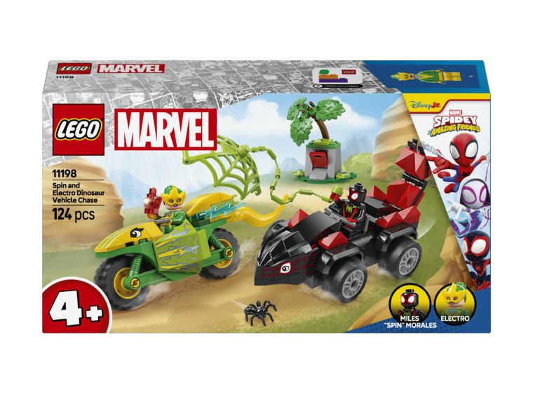 Actionspaß mit Spin und Electro in ihren Dino-Flitzern 