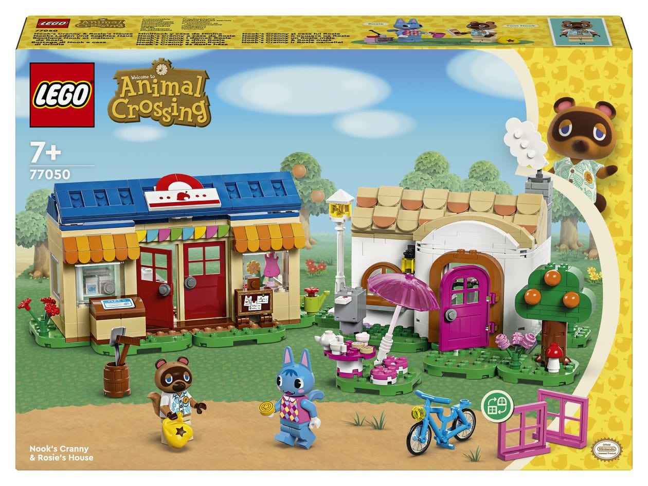 Animal Crossing Nooks Laden und Sophies Haus Bauset 535 Teile  (Mehrfarbig) 