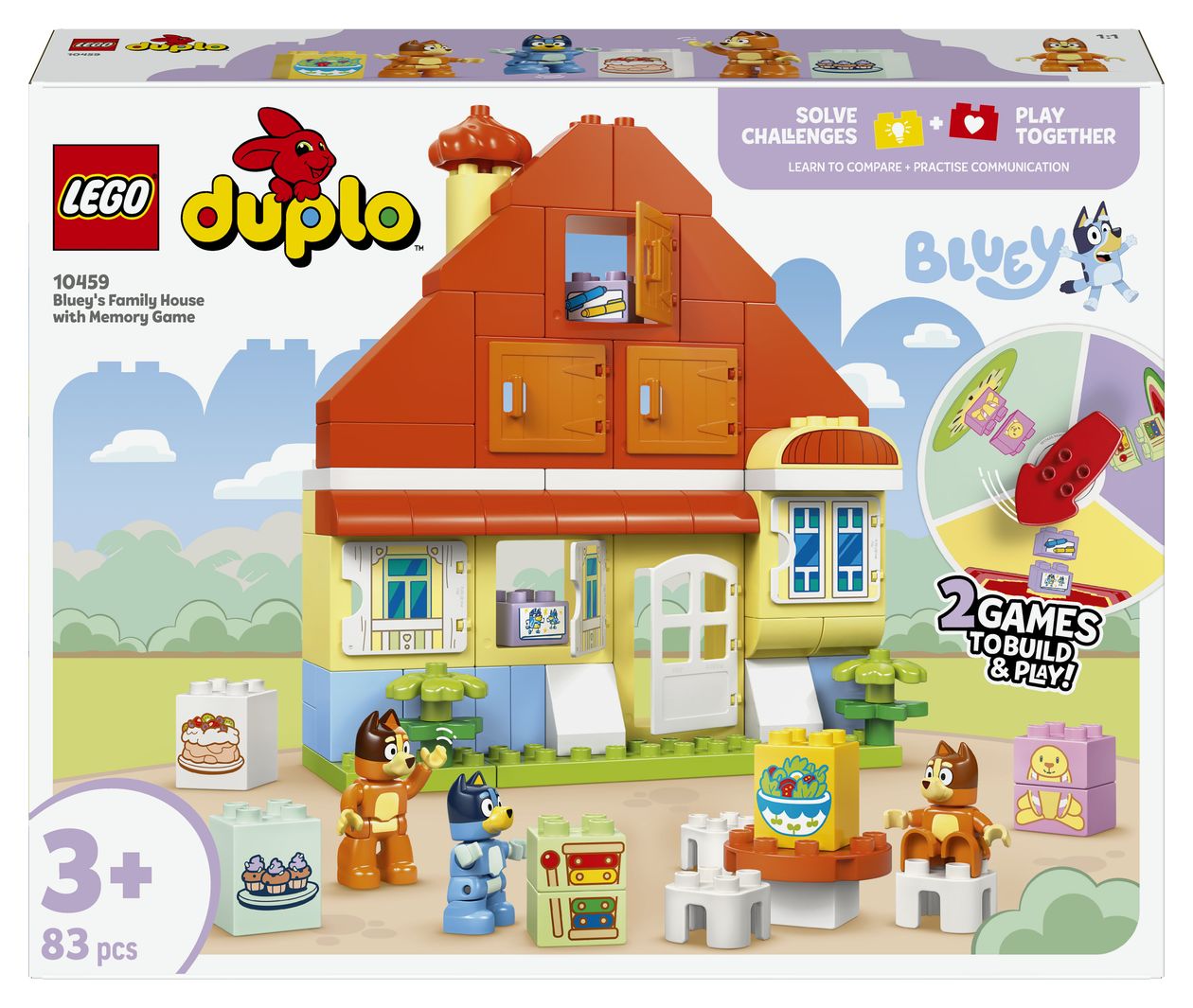 Blueys Familienhaus mit Memory-Spiel 