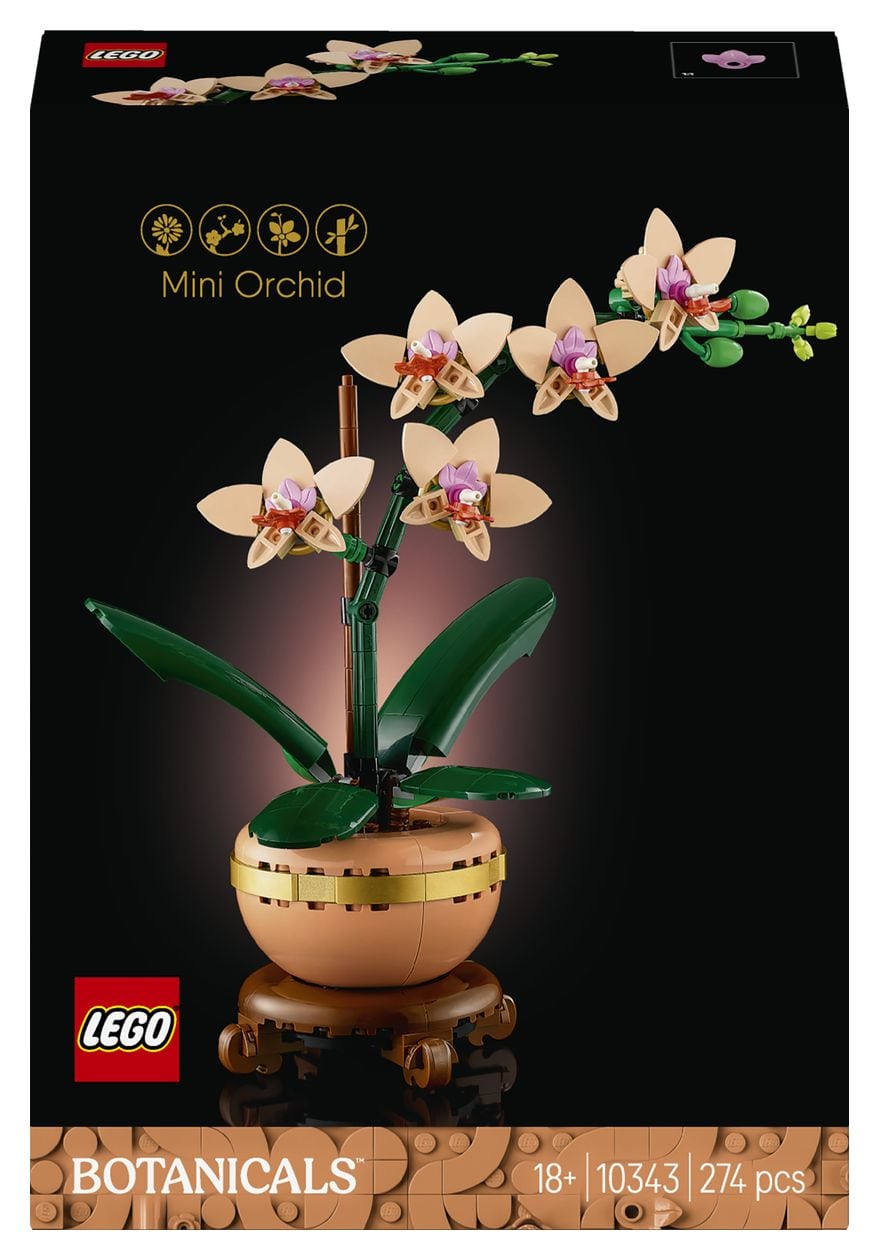 Botanicals Mini-Orchidee Bauset 274 Teile  (Mehrfarbig) 