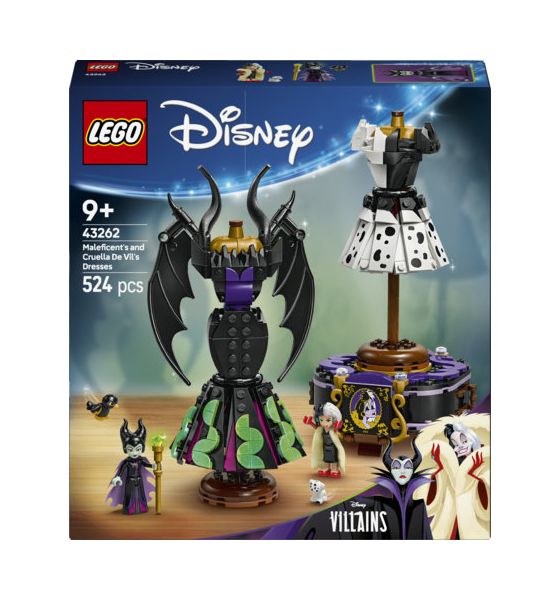 Die Kleider von Malefiz und Cruella De Vil 