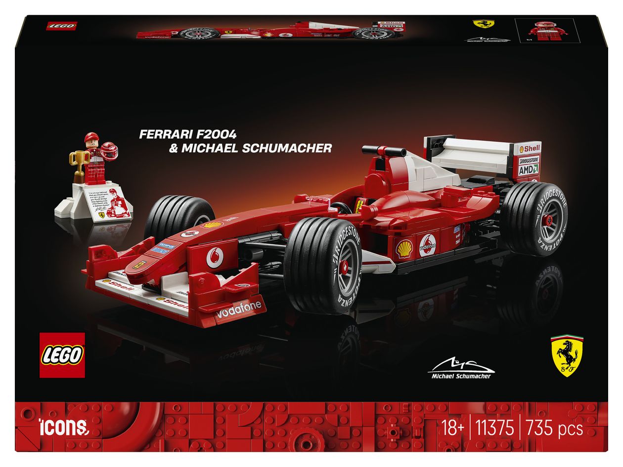 Ferrari F2004 und Michael Schumacher 
