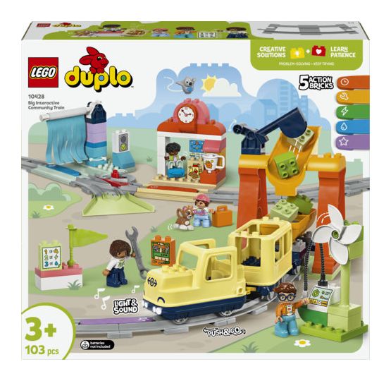 Große interaktive Eisenbahn 