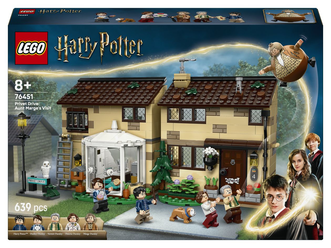 Harry Potter Ligusterweg Tante Magdas Besuch Bauset 639 Teile  (Mehrfarbig) 