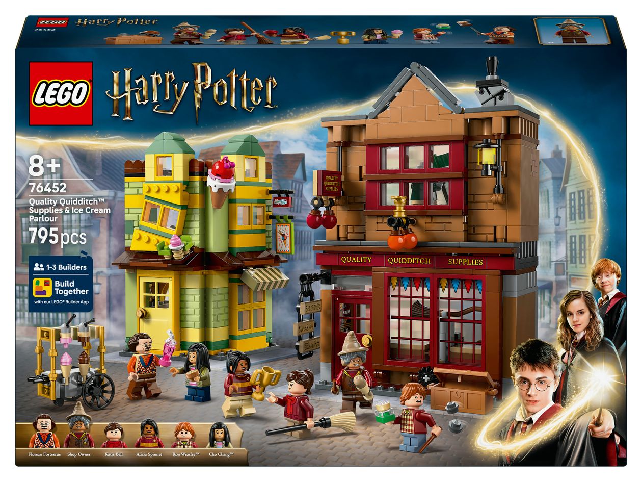 Harry Potter Qualität für Quidditch und Fortescues Eissalon Bauset 795 Teile  (Mehrfarbig) 