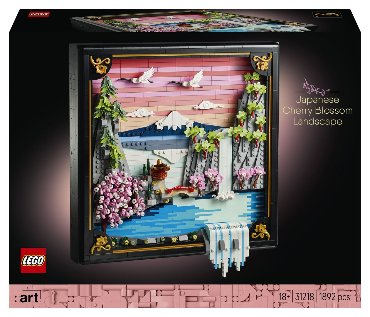 Japanische Kirschblütenlandschaft 