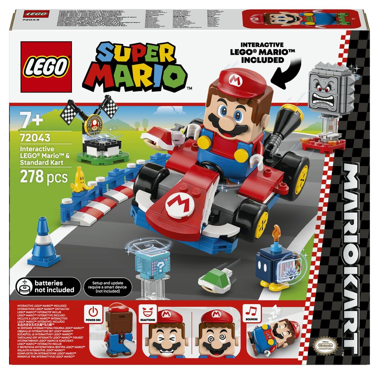 Mario KartTM – Interaktiver LEGO® MarioTM & Standard-Kart 