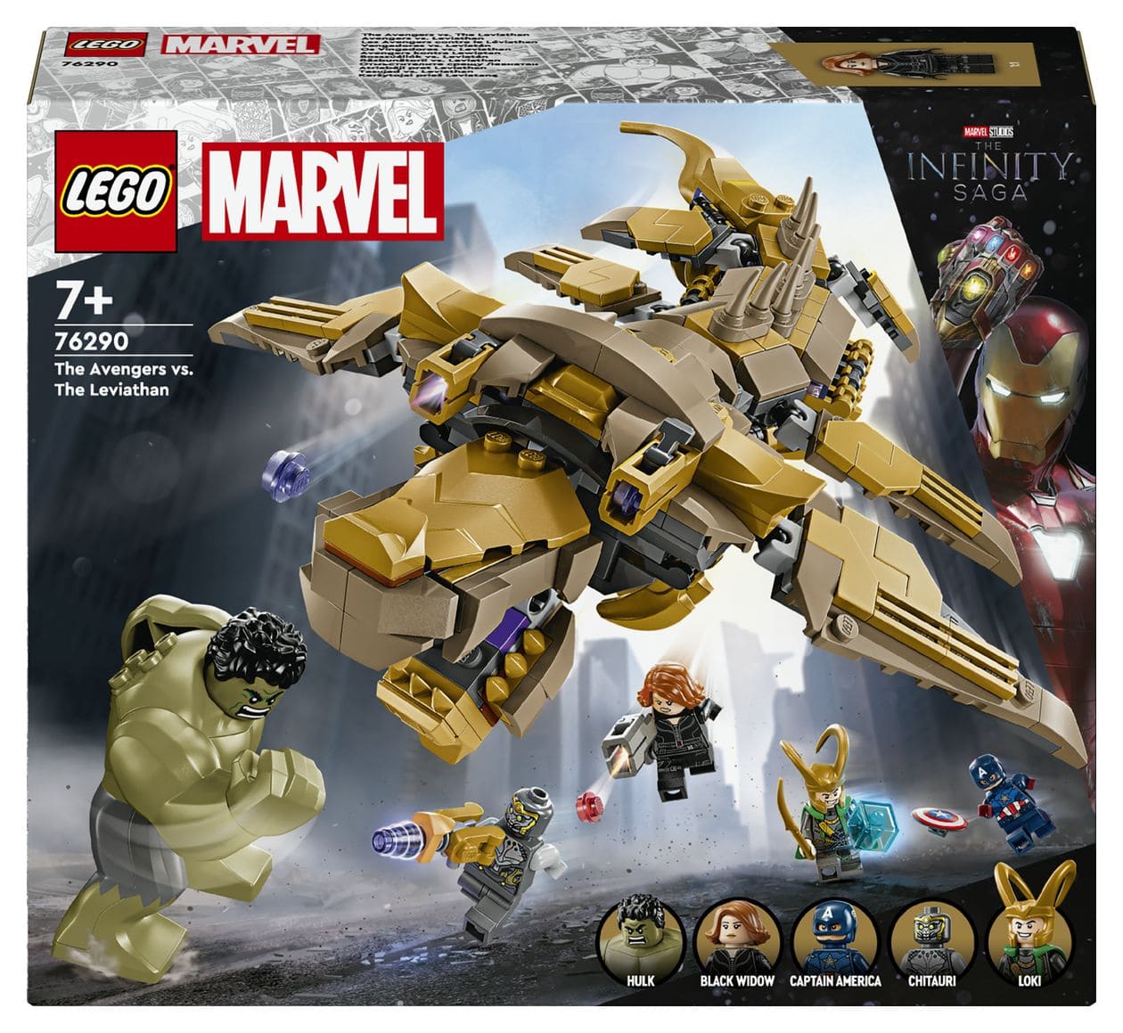 Marvel Avengers vs. Leviathan Bauset 347 Teile  (Mehrfarbig) 