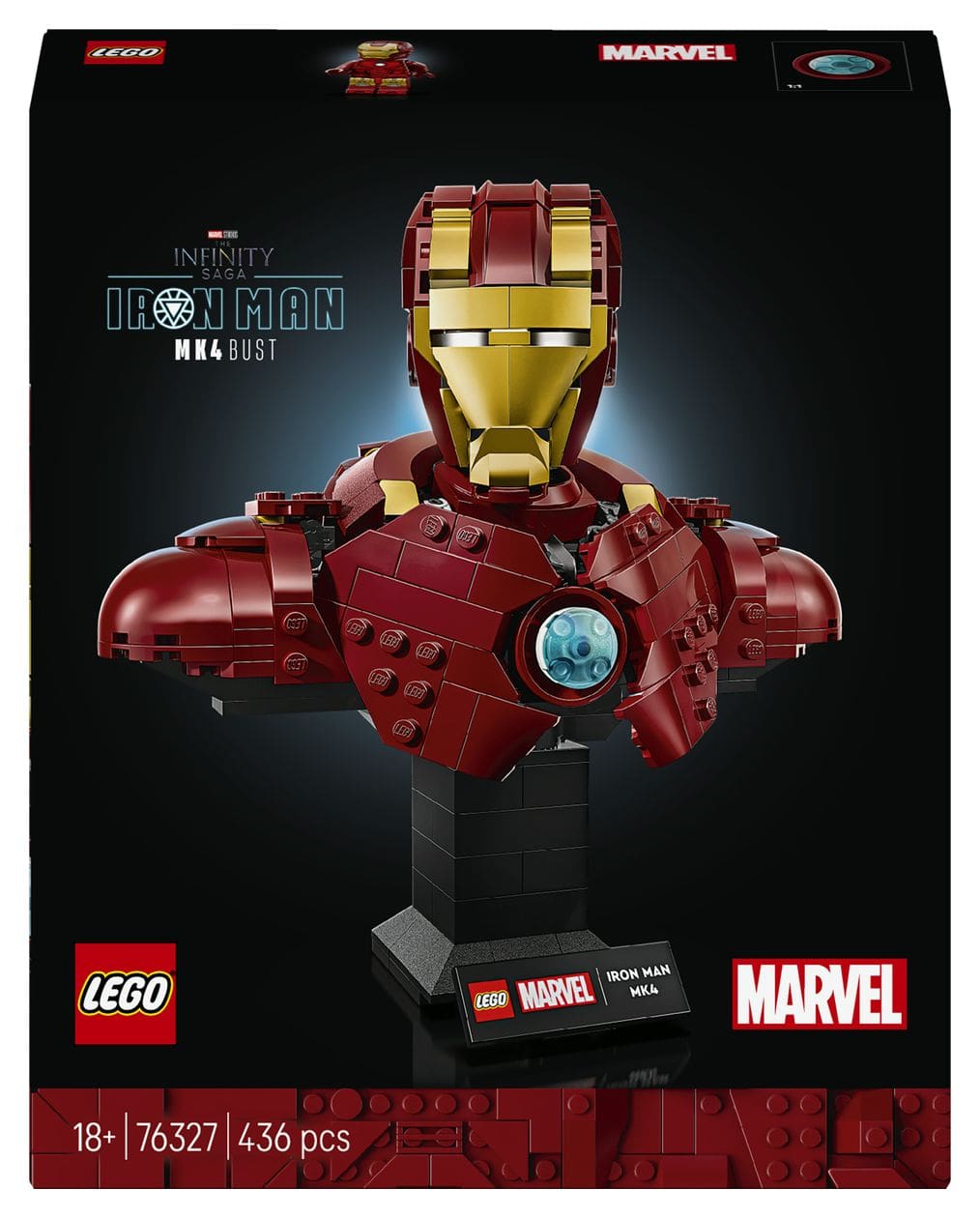 Marvel Iron Man MK4 Bauset 436 Teile  (Mehrfarbig) 