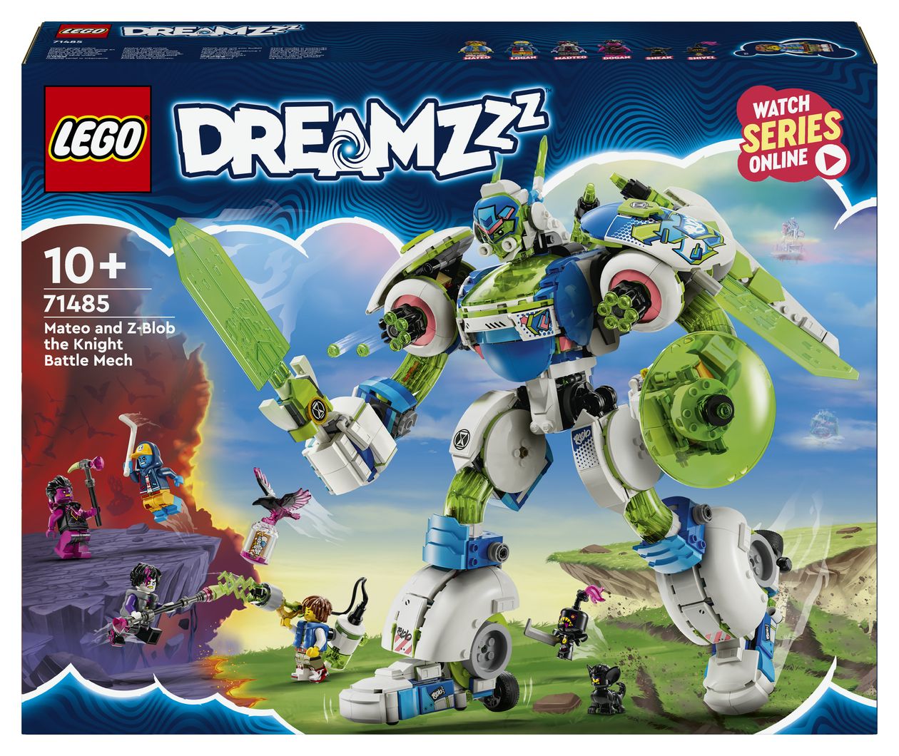 Mateo und Z-Blob der Ritter-Mech 