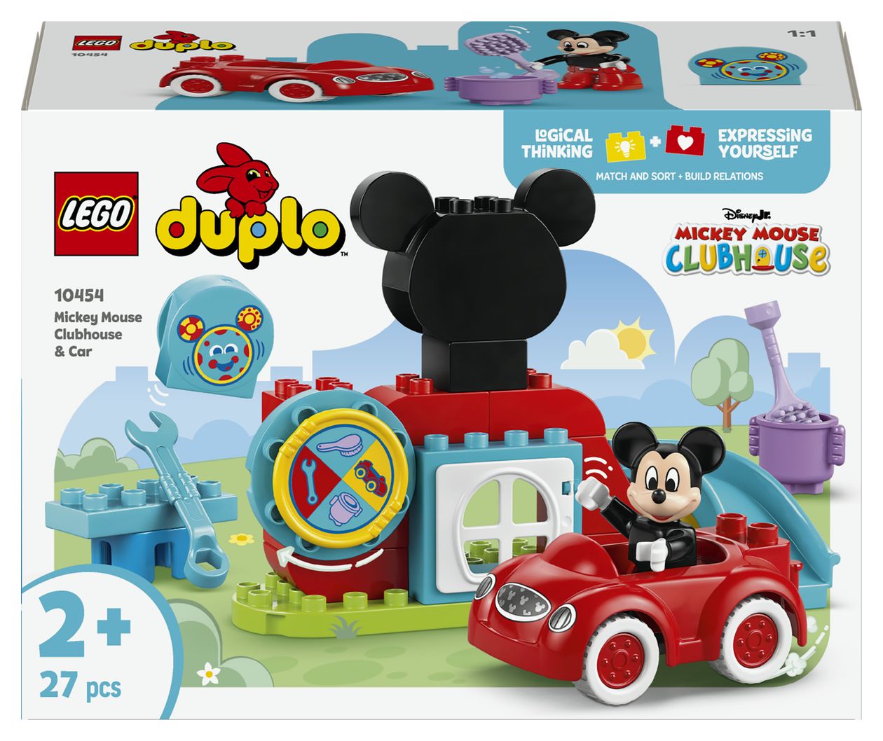 Mickys Clubhaus und Auto 