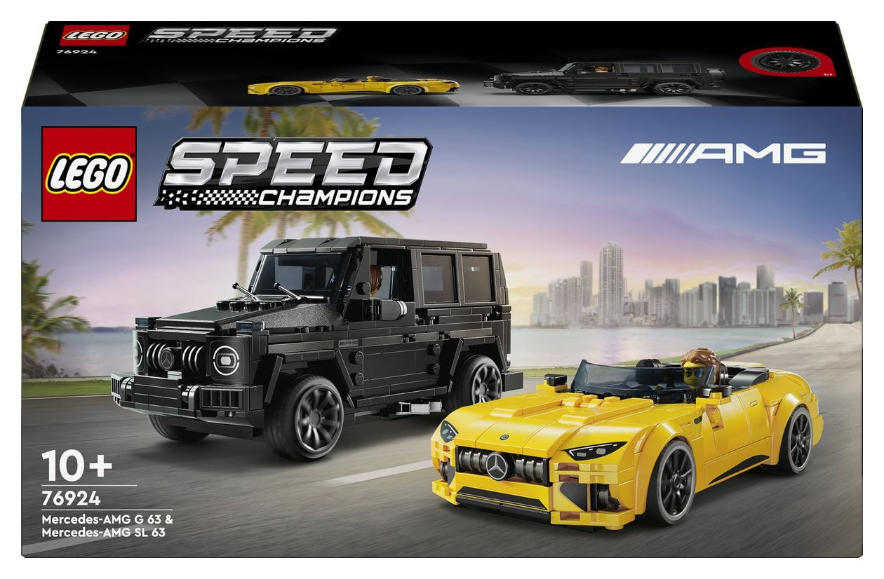 Speed Champions Mercedes-AMG G 63 und SL 63 Bauset 808 Teile  (Mehrfarbig) 