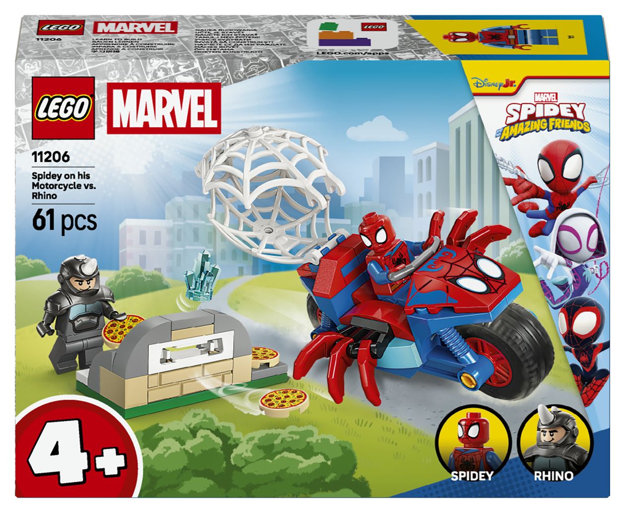 Spidey auf Motorrad vs. Rhino 