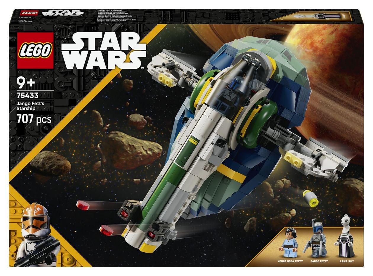Star Wars Jango Fetts Sternenschiff Bauset 707 Teile  (Mehrfarbig) 
