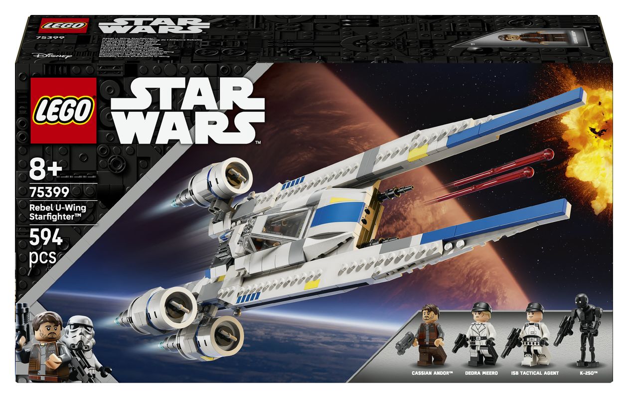 Star Wars Rebel U-Wing Starfighter Bauset 594 Teile  (Mehrfarbig) 