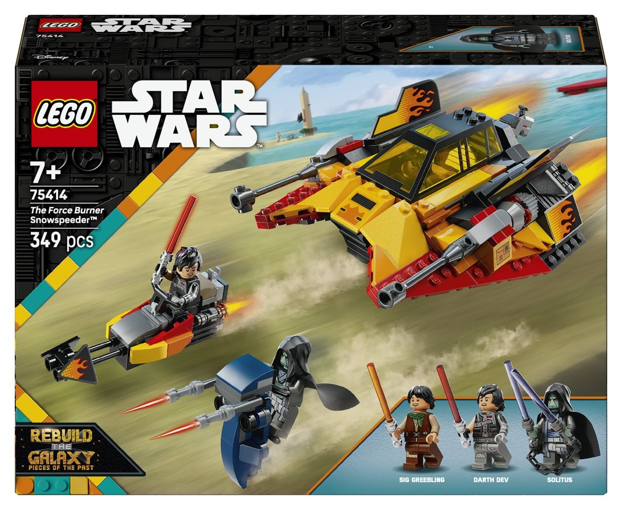 Star Wars The Force Burner Snowspeeder Bauset 349 Teile  (Mehrfarbig) 