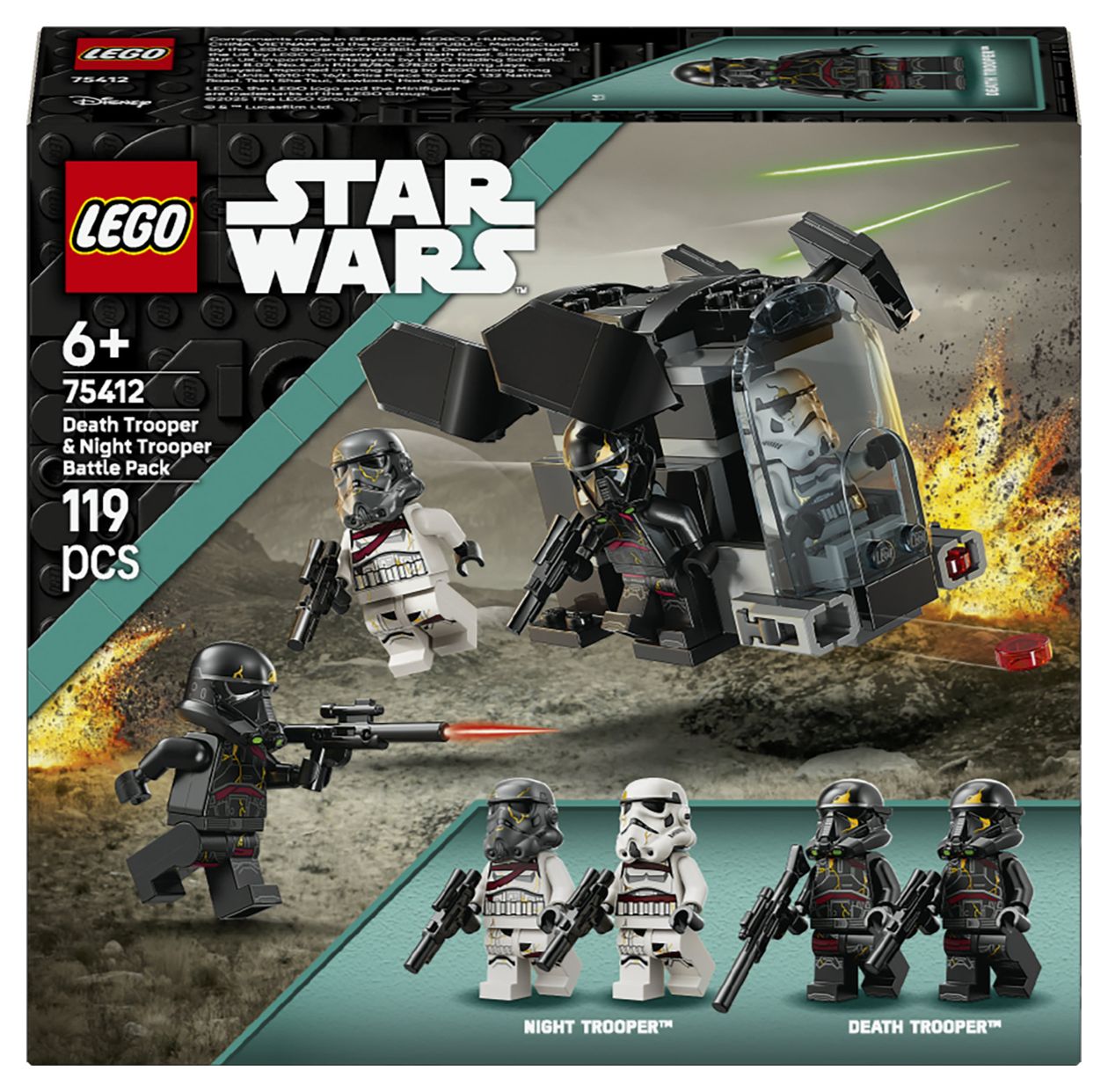 Star Wars Todestruppler und Nachttruppler Battle Pack Bauset 119 Teile  (Mehrfarbig) 