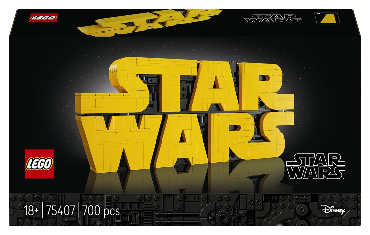 Star WarsTM Logo aus LEGO Steinen 