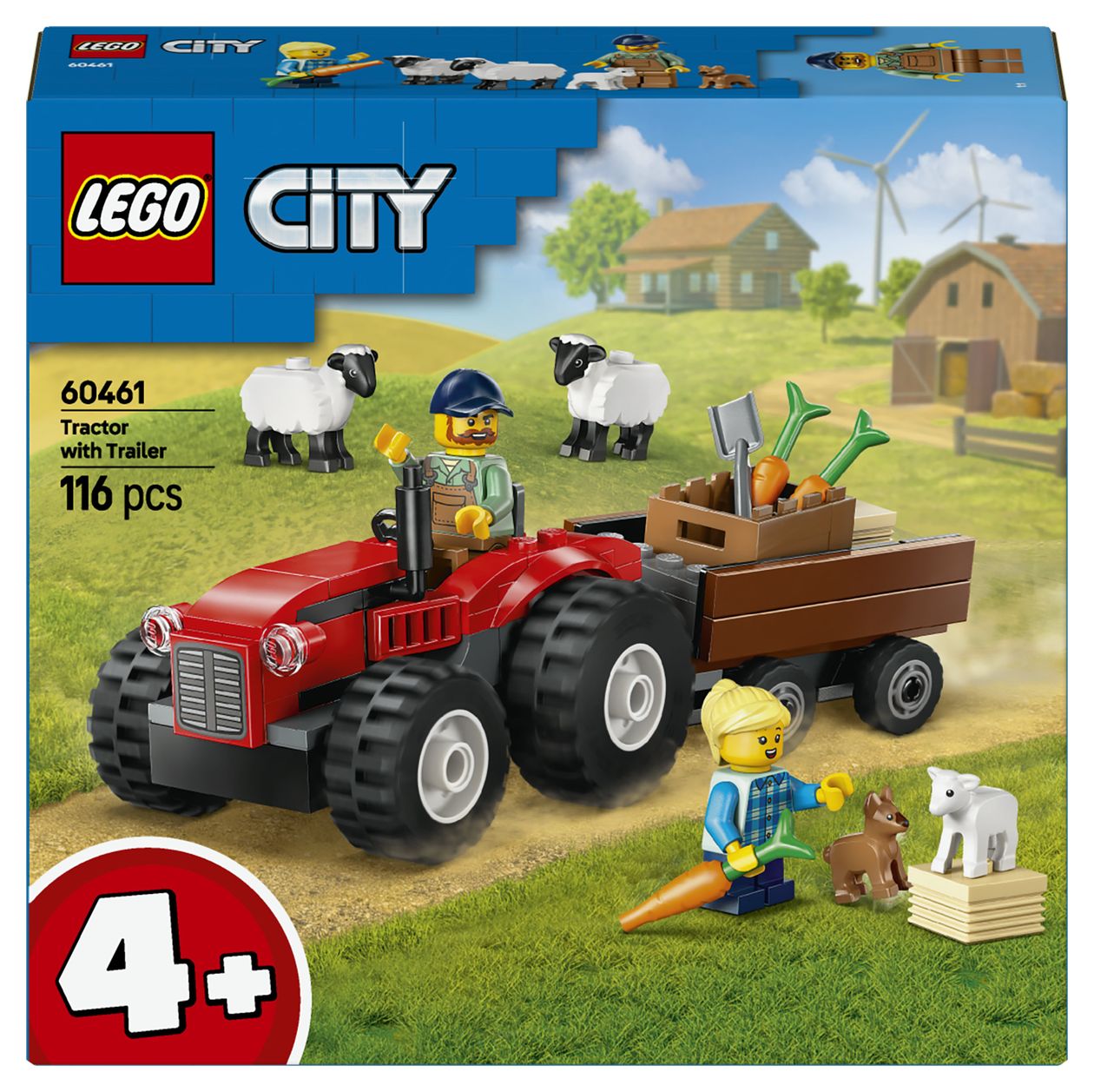 Traktor mit Anhänger 