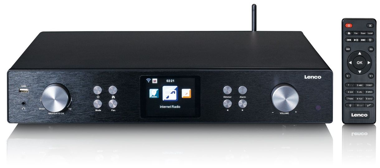 DIR-250 Bluetooth DAB+, FM Internet Radio (Schwarz) 