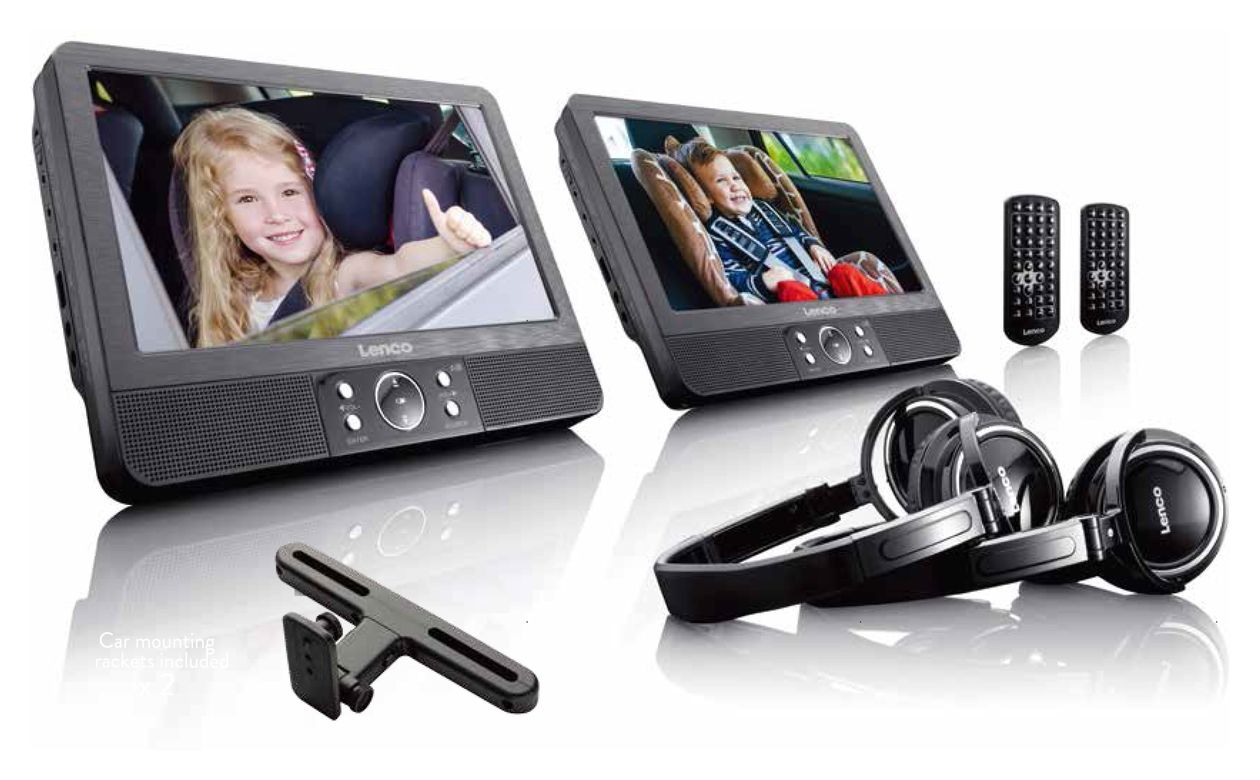DVP-939 22,9 cm (9 Zoll) Tragbarer DVD-Player CD, CD-R, CD-RW, DVD+R, DVD+RW, DVD-R, DVD-RW 