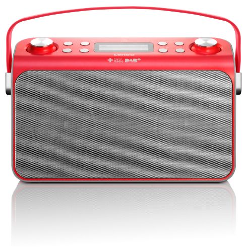 Lucille Bluetooth DAB+, FM Tragbar Radio (Rot) 