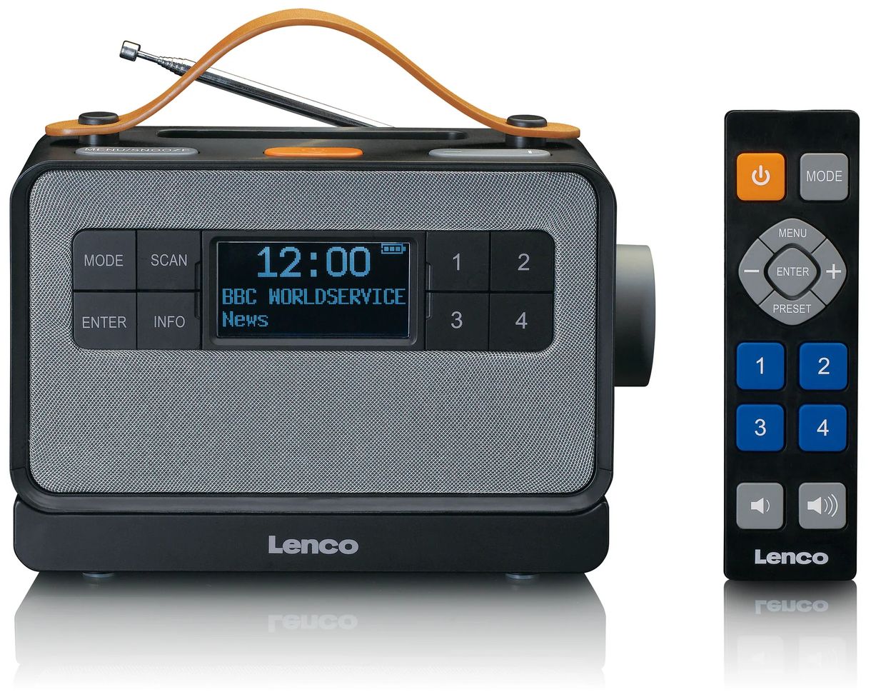 PDR-065BK Bluetooth DAB+, FM Radio (Schwarz) 