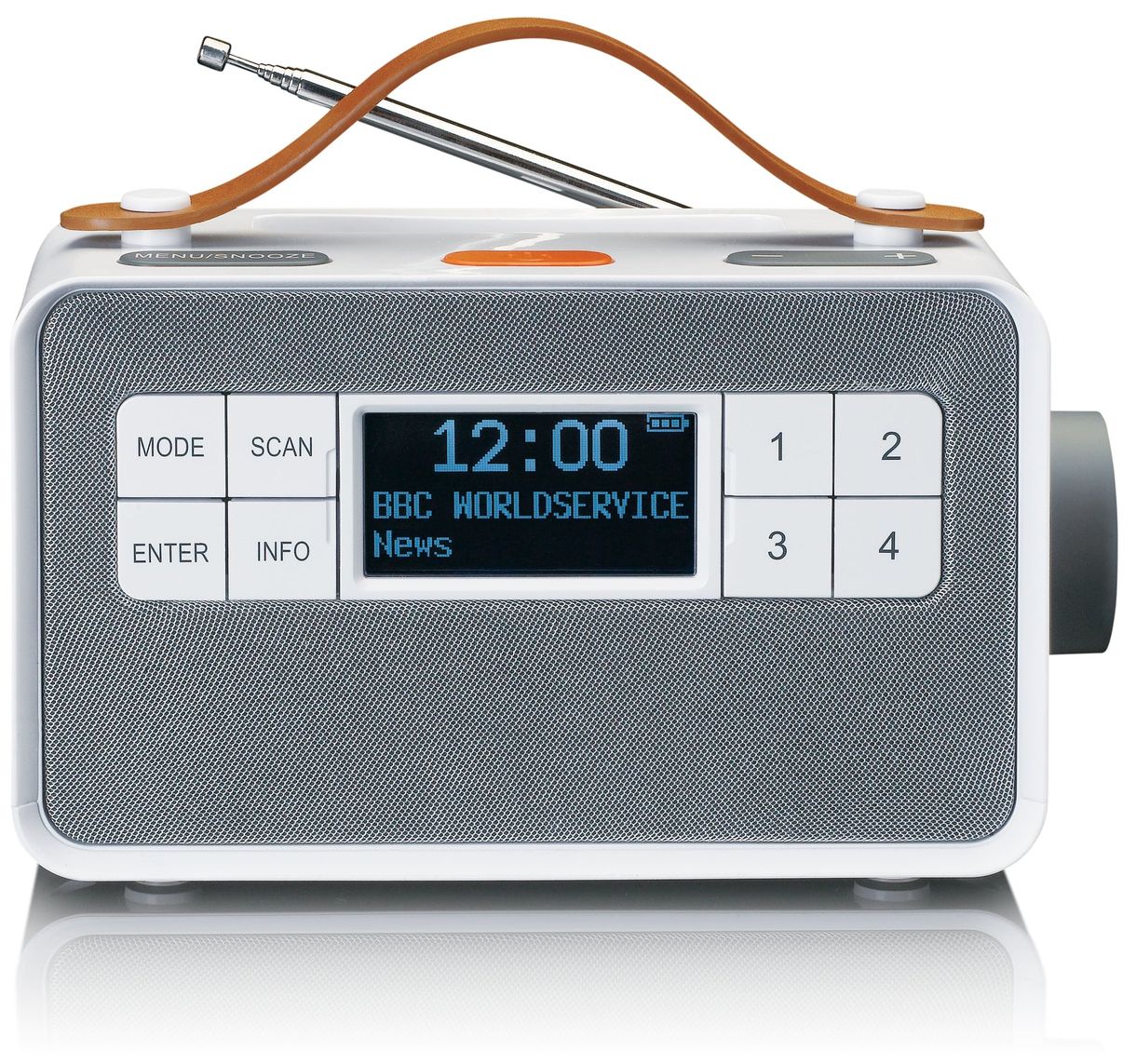 PDR-065WH Bluetooth DAB+, FM Radio (Weiß) 