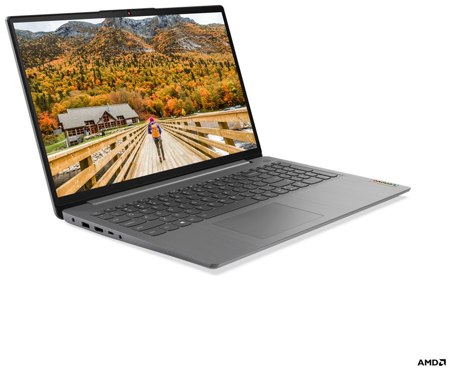 IdeaPad 3 Full HD Notebook 39,6 cm (15.6 Zoll) 16 GB Ram 512 GB SSD Windows 11 Home AMD Ryzen 7 1,8 GHz (Arctic Grey) 