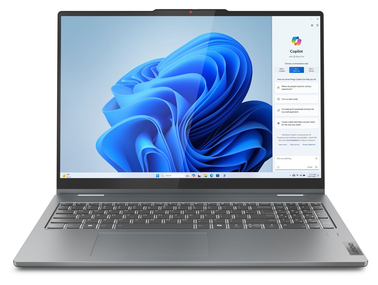 IdeaPad 5 2-in-1 16AHP9 WUXGA Notebook 40,6 cm (16 Zoll) 1920 x 1200 Pixel 16 GB Ram 1 TB SSD Windows 11 Home AMD Ryzen 5 max. 5 GHz intern  (Grau) 