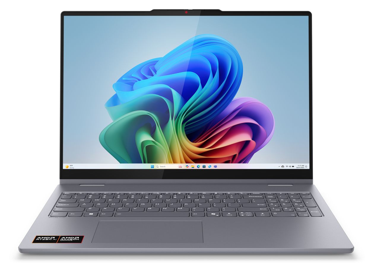 IdeaPad 5 2-in-1 16AKP10 Copilot+ WUXGA Notebook 40,6 cm (16 Zoll) 1920 x 1200 Pixel 512 GB SSD Windows 11 Home AMD Ryzen 5 max. 4,8 GHz  (Grau) 