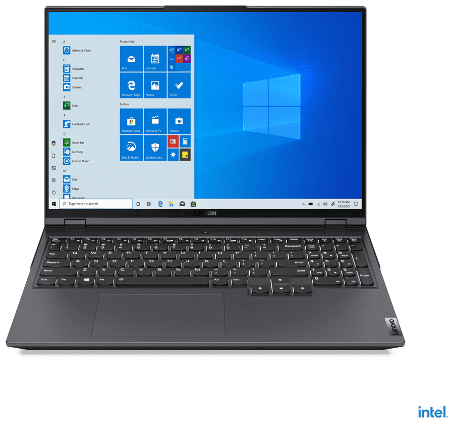 Legion 5 Pro Quad HD Notebook 40,6 cm (16 Zoll) 16 GB Ram 512 GB SSD Windows 11 Pro Intel® Core™ i7 2,3 GHz (Storm Grey, Black) 