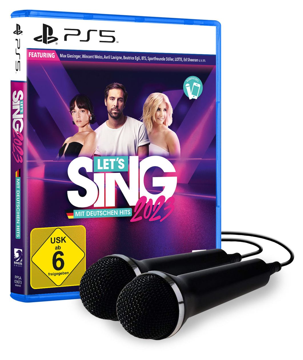 Let's Sing 2023 German Version [+ 2 Mics] (PlayStation 5) 