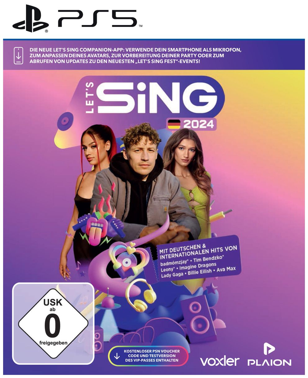 Let's Sing 2024 German Version (PlayStation 5) 